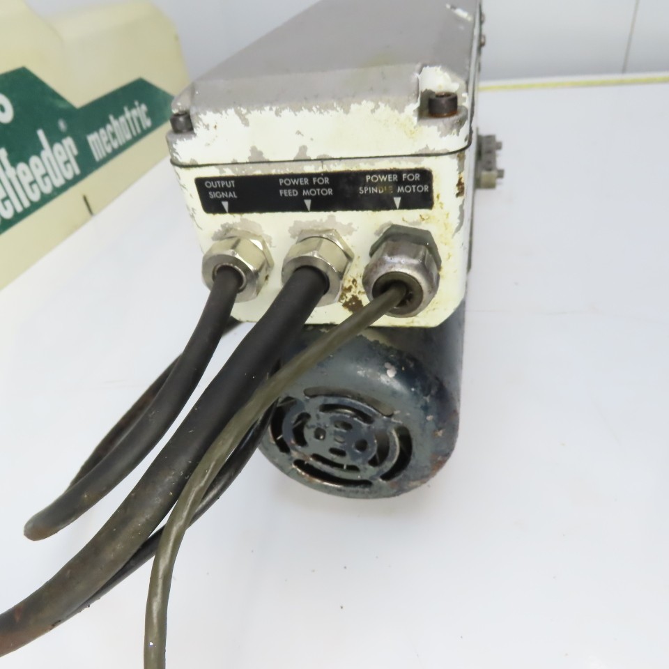 Sugino Selfeeder Mechatric MSBP-13-BU Inline Drill Drilling Unit Self Feed 3Ph