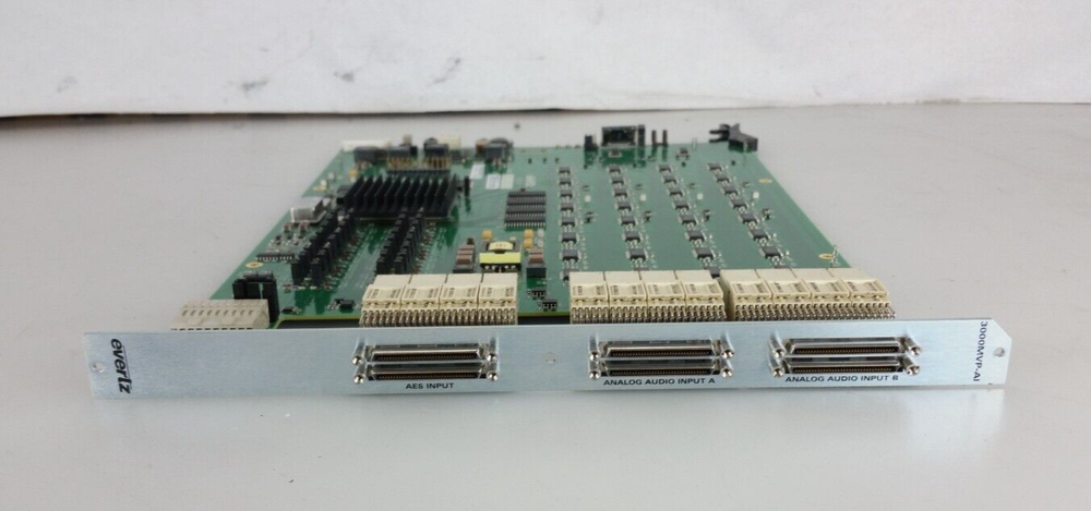 Evertz 3000MVP-AI AES Audio Input Module Card with Backplane