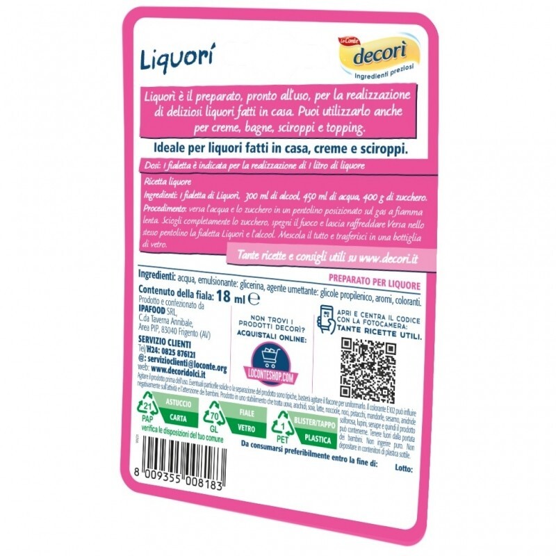 DECORÌ CINNAMON EXTRACT FOR LIQUEURS.
