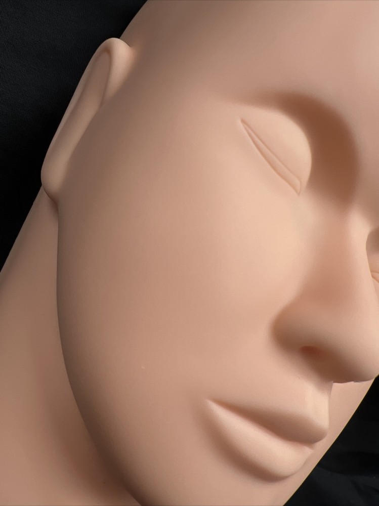 Lash Mannequin Head, Practice Training Head,for Make Up and Lash Ext...