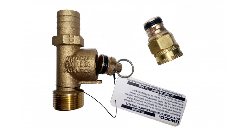 Groco 1" Engine Flush Service Adaptor