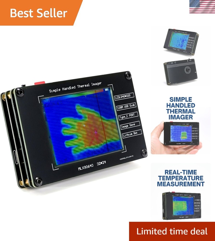 Mini Thermal Imaging Camera - Rechargeable & Compact with Data Storage Options