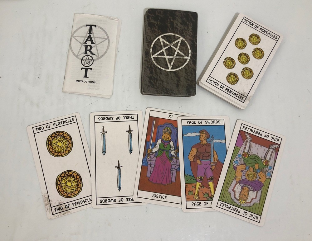Tarot 78 Card Deck - Complete With Instruction Booklet - Great For Beginner