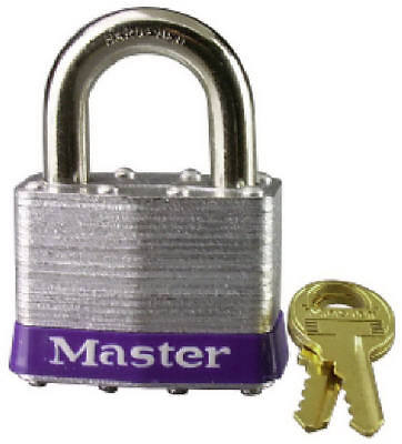 Master Lock Company 5D Maximum Security Keyed Padlock Silver Laminated
