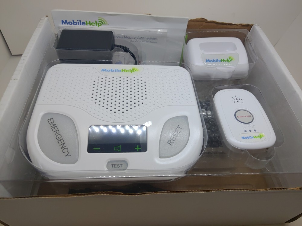 Mobile Help Senior Citizen Emergency Or Fall Device System with Watch & Button