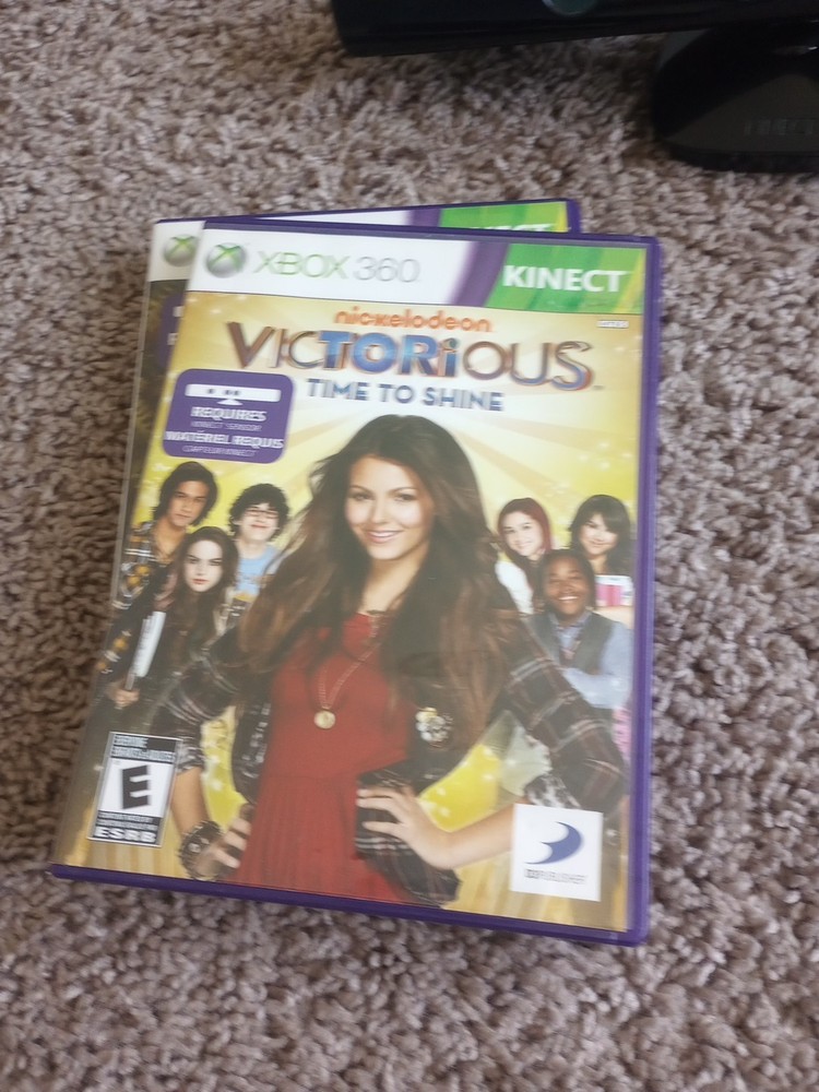 Microsoft Xbox 360 Kinect Sensor Bar With 4 Games (Tested Working)