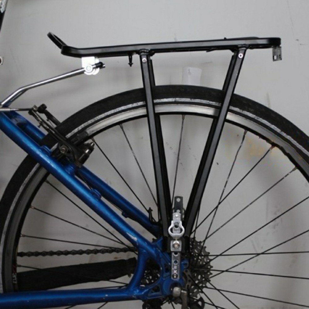 Rear Cycling Rack 77lbs Sturdy Pannier Rack Cargo Rack Mount Solid