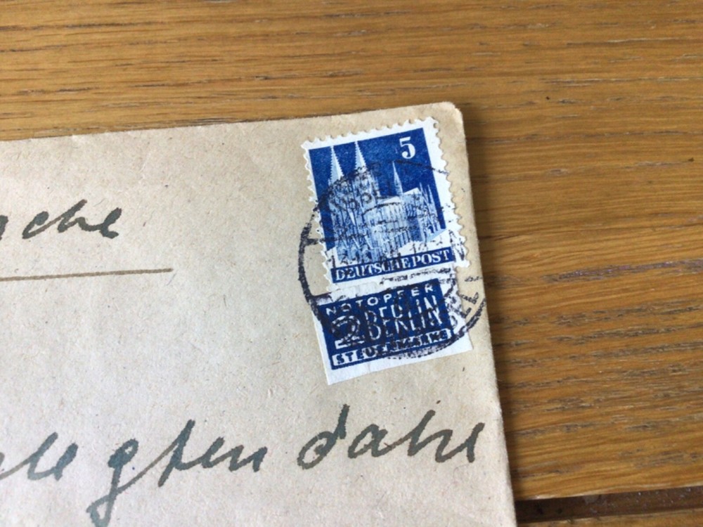 Germany Dusseldorf 1949 post cover A17669