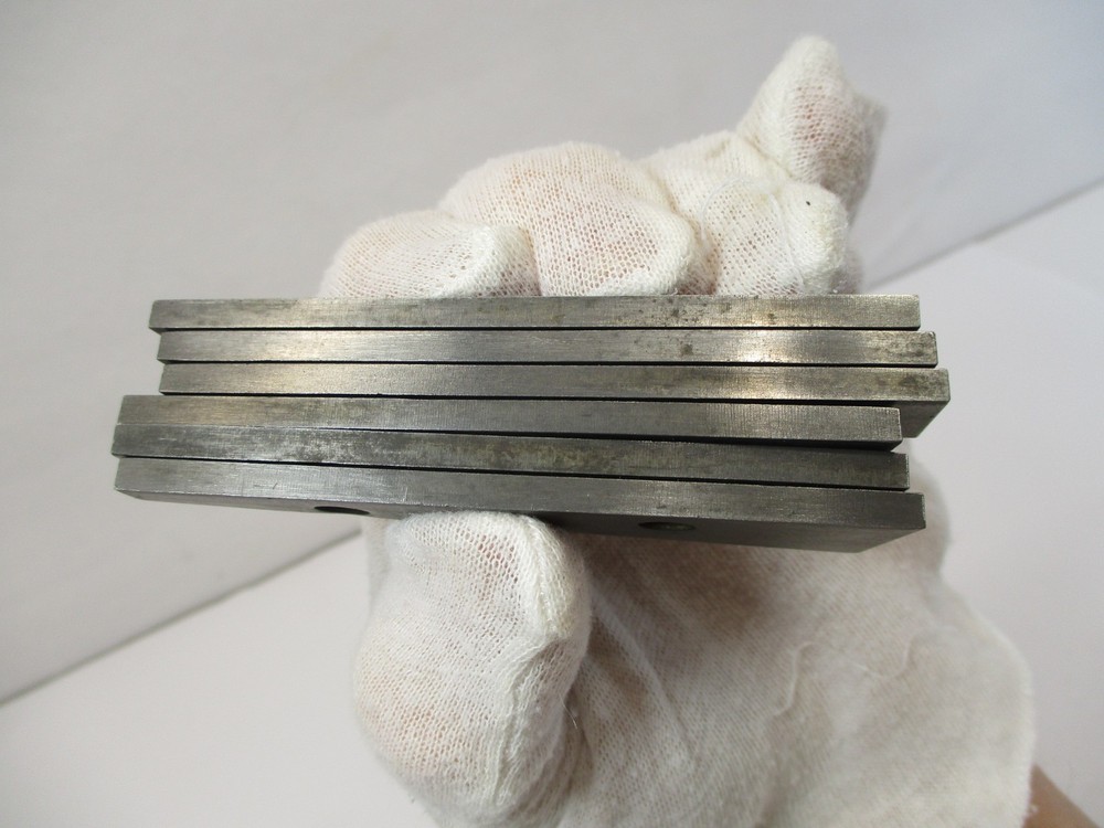 (6) Pc Angle Block Partial Set 1/2° - 10° x .155" Thick 3-1/2" Long in EC