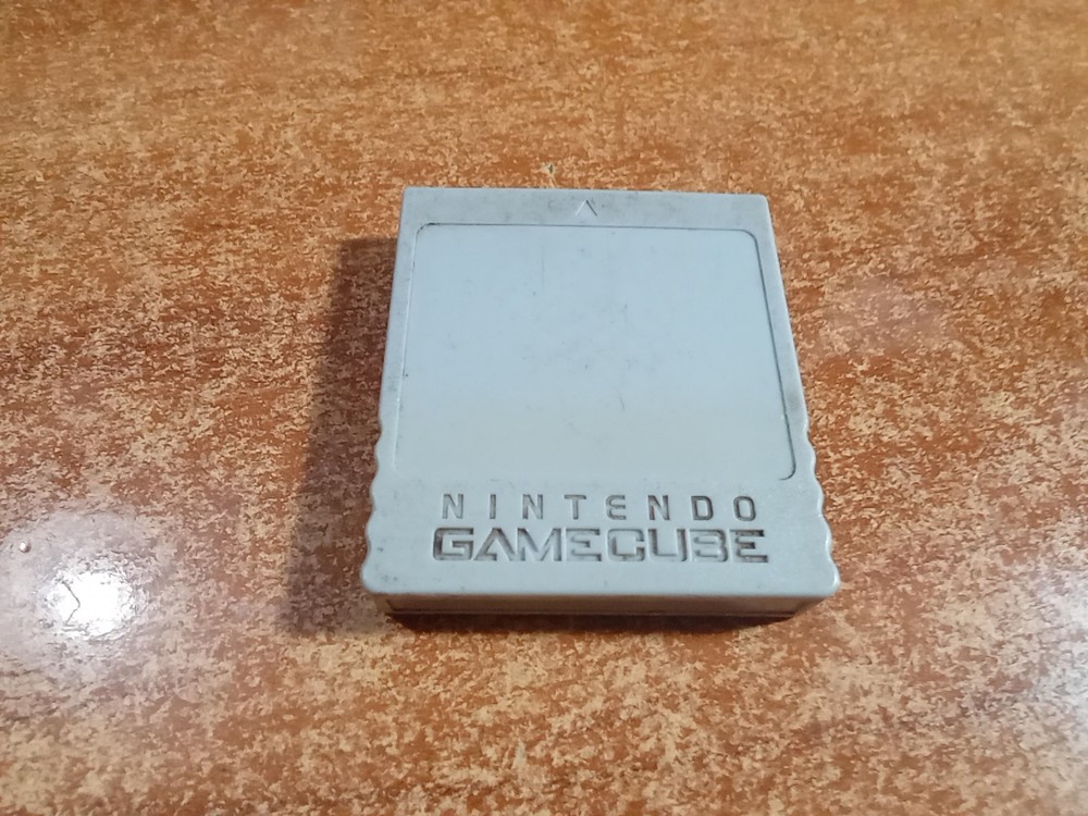 Nintendo GameCube  59 Blocks Memory Card DOL-008 *TESTED*