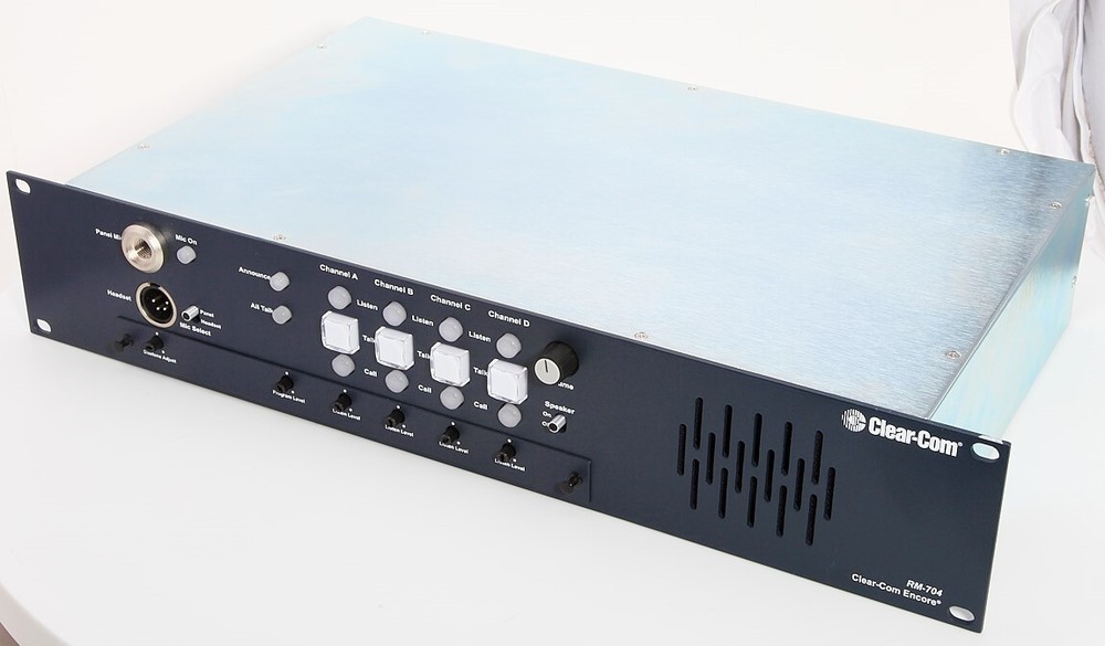 HME ClearCom 4-CH Remote Station Encore RM-704 Rack Mount Intercom System Base