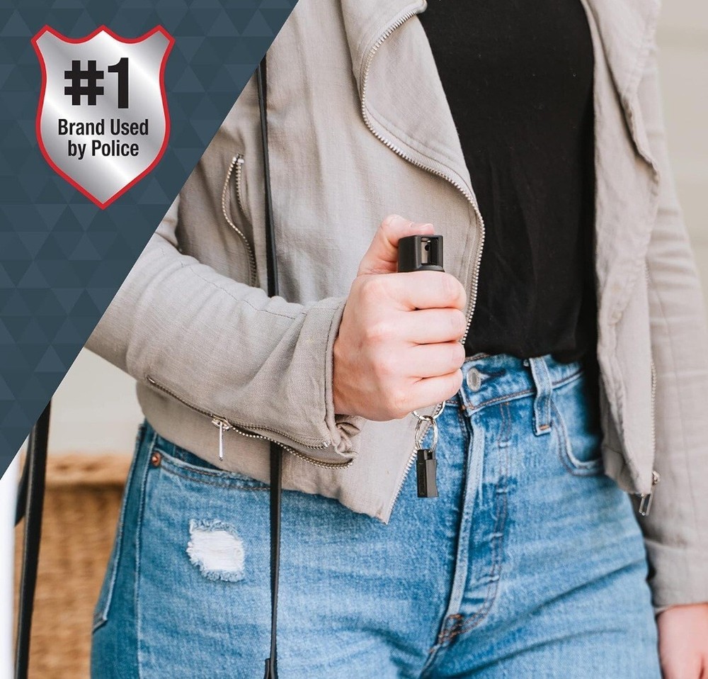 Sabre Pepper Spray With Quick-Release Key Ring For Fast Access From Your Keys