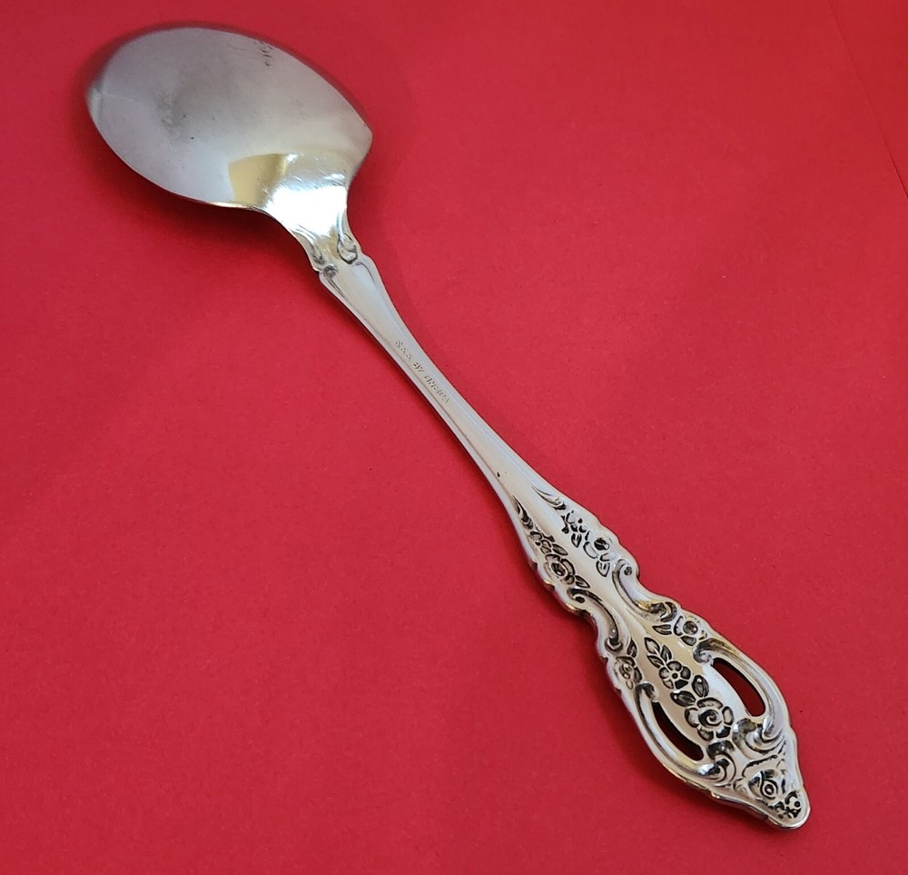 ONEIDA Stainless Steel RENOIR PEMBROOKE Solid Serving Spoon Flatware