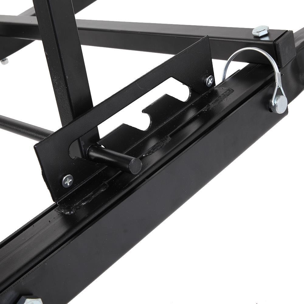 Foldable Topside Creeper 400Lbs Adjustable Height Movable with 4 Wheels
