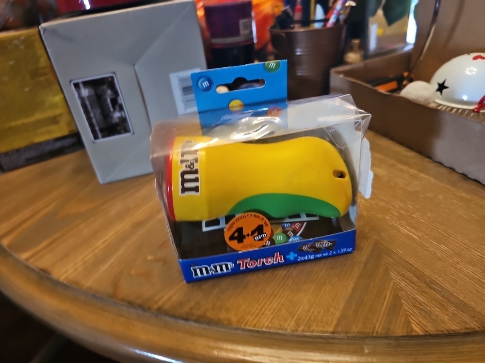 M&M's Torch flashlight with candy
