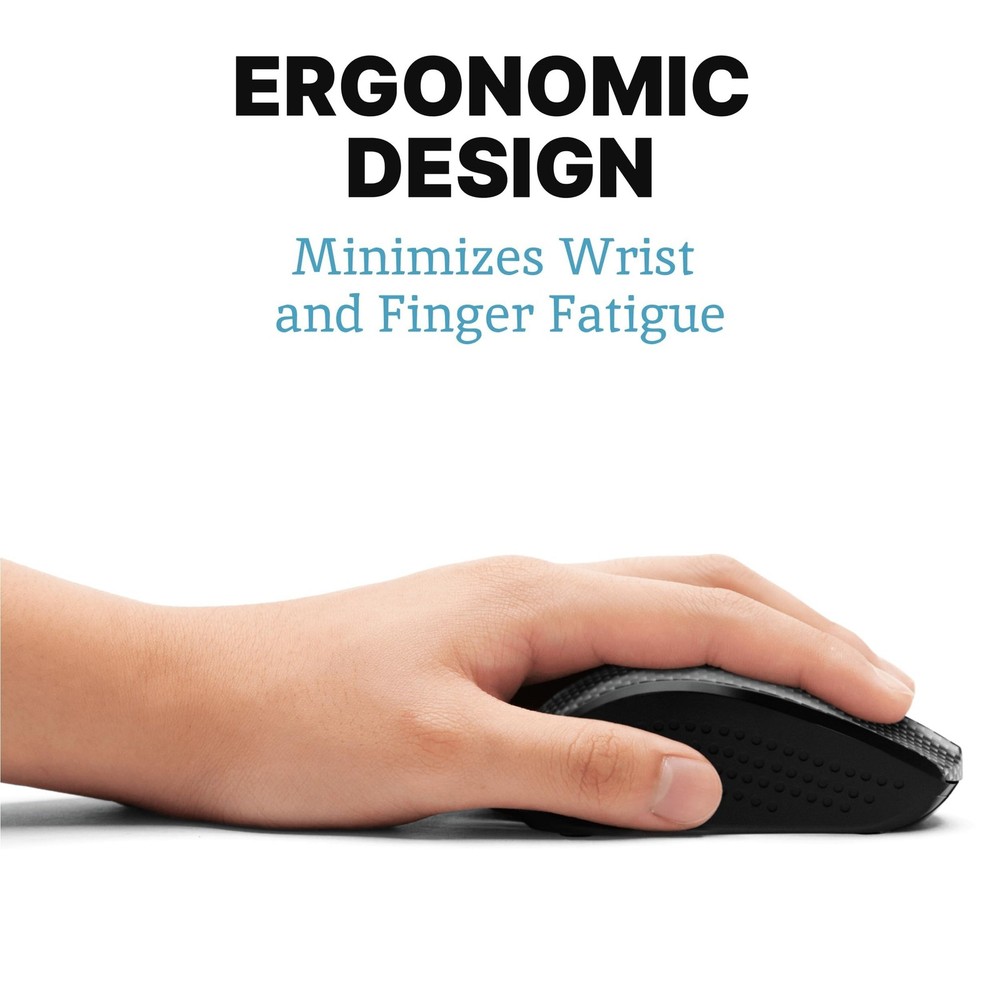 Silent Mouse Wireless – Computer Mouse Wireless, Mouse for Laptop, Mouse U