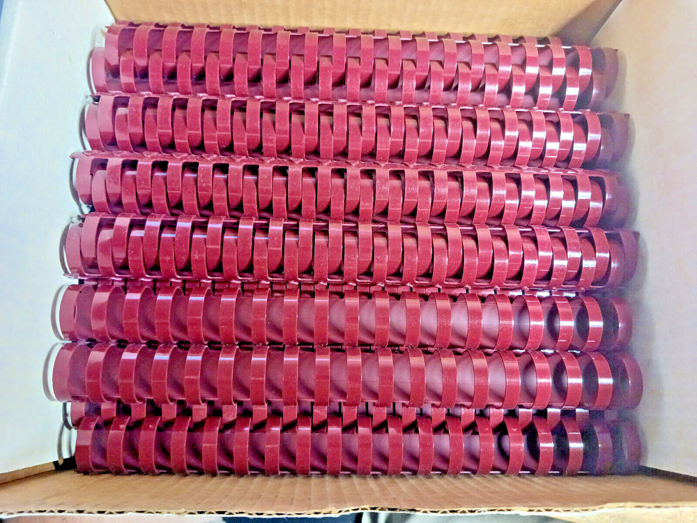 19 Ring Binding Comb Red 1" (40pcs)