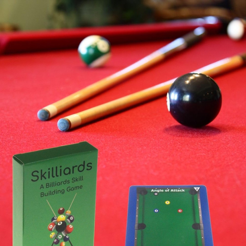 Skilliards Billiards Training Card System - Professional Pool Practice Drills...