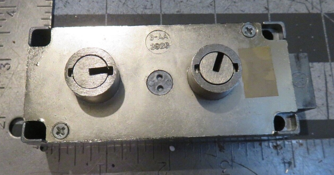 LeFebure 7700 Safe Deposit Box Locks Rekeyable & Keys for Rekeying