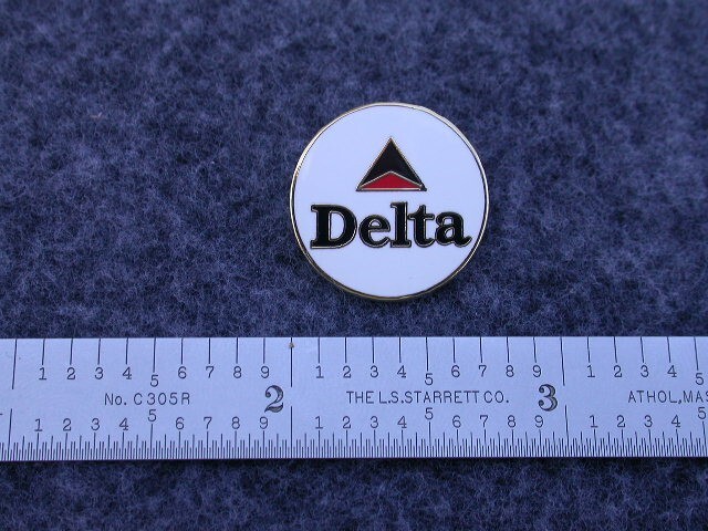 DELTA AIRLINES CLASSIC WIDGET LOGO PIN