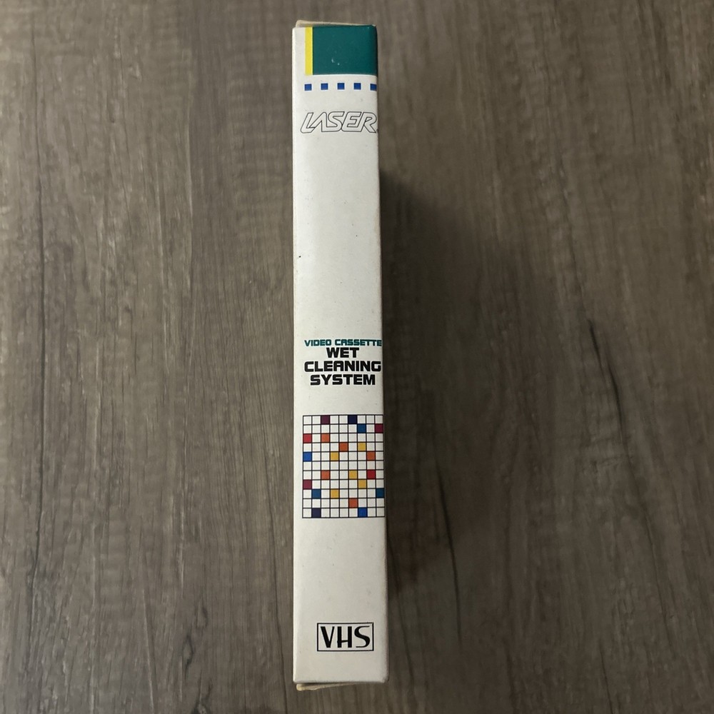 1990 LASER Video Cassette VHS Wet Cleaning System *Read Description*