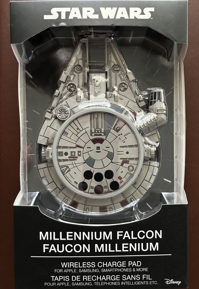 Star Wars Millenium Falcon Wireless Charging Pad - New!