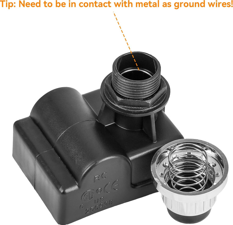 BBQ Grill 5 Outlet Push Button AA Battery Igniter Ignitor Spark Generator e