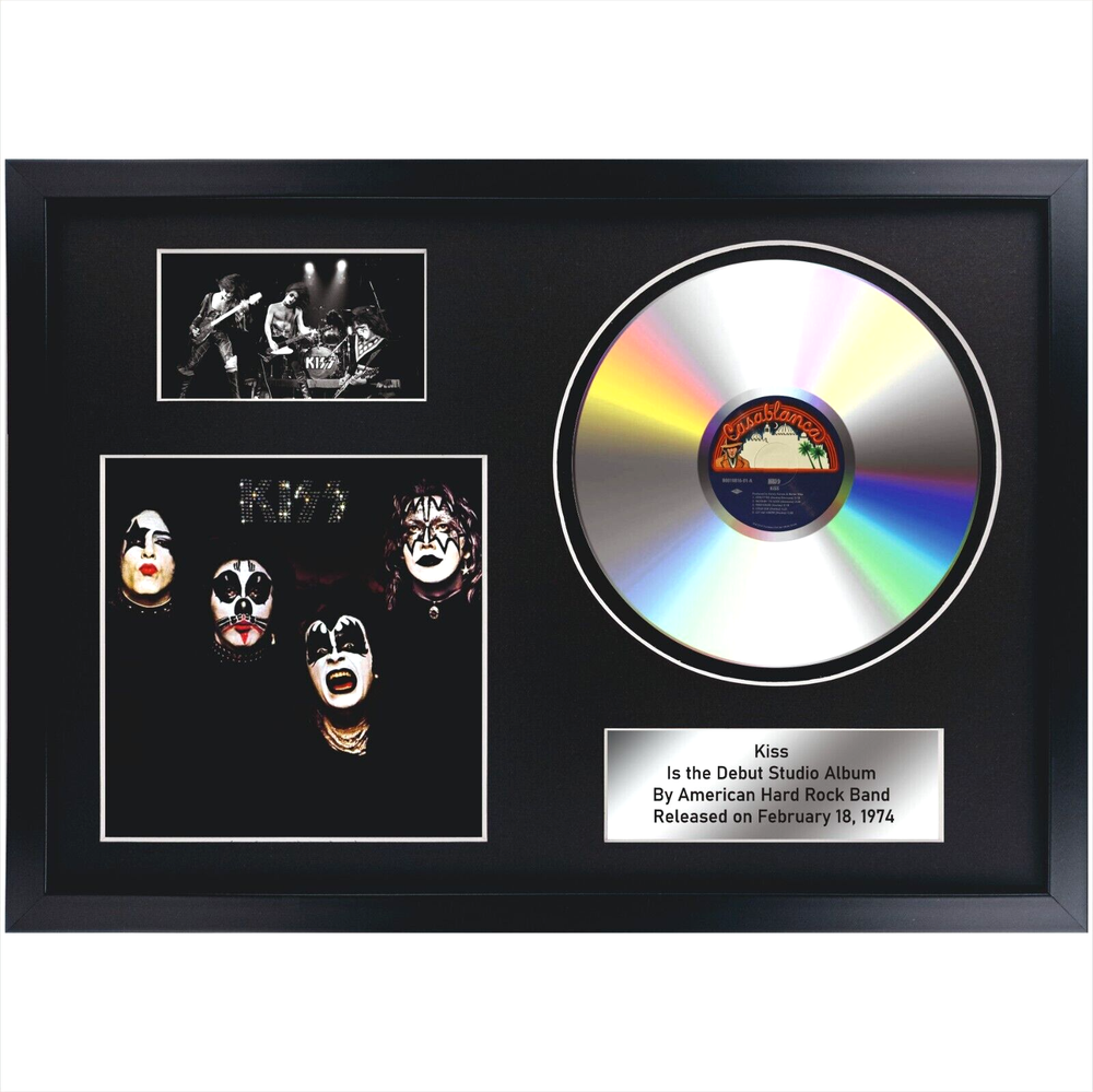 Kiss – Destroyer / Memorabilia / Souvenir in black frame / Rock / interior decor