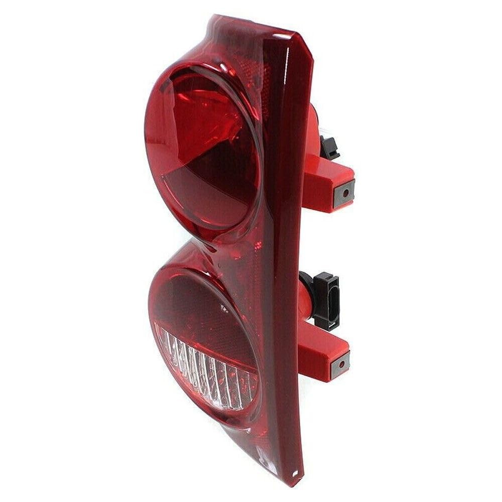 Tail Light Assembly Driver Side Clear Red Lens Bulb 55077605AD