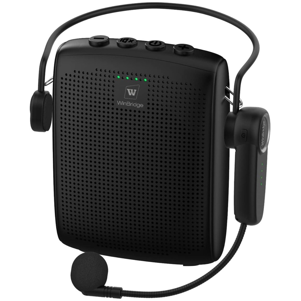 Lightweight Wireless Voice Amplifier & Microphone Set