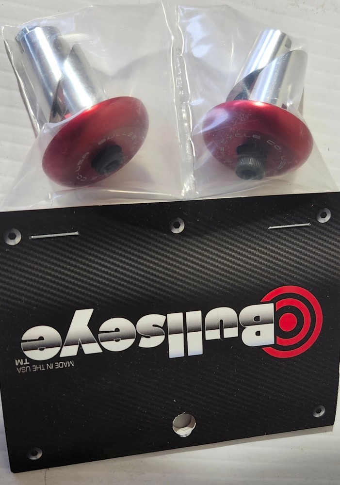 🎯 Bullseye ODI Handlebar Ends - Red Anodized