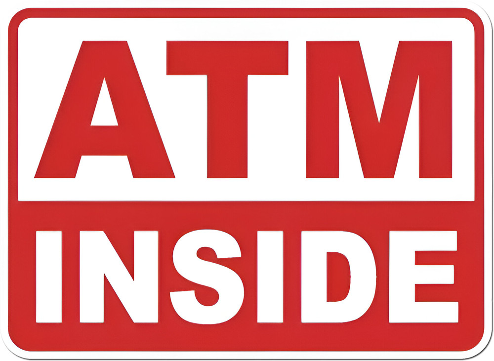 ATM Sticker Decal