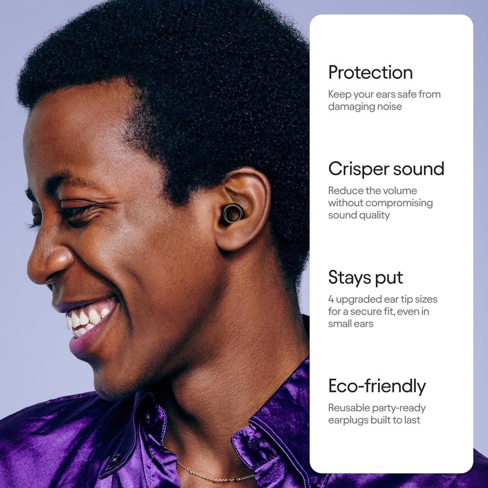Loop Experience 2 Earplugs: 17dB High-Fidelity Hearing Protection