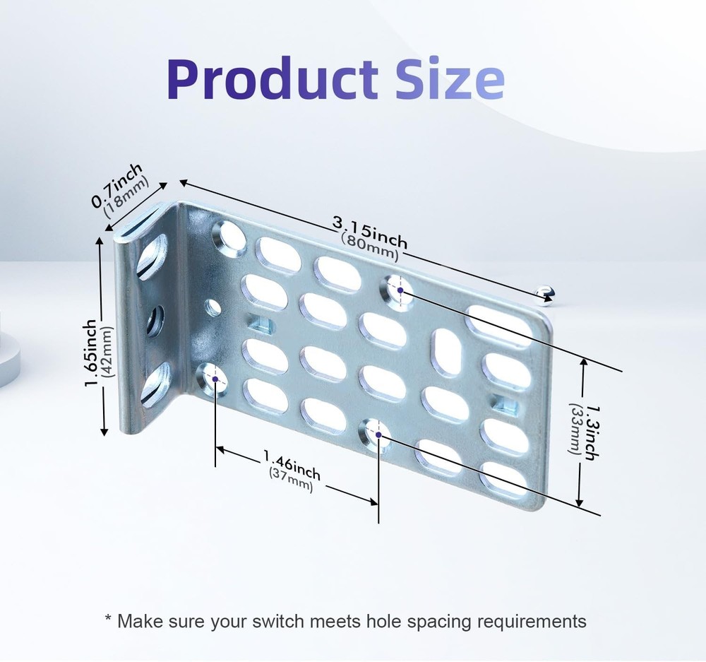 Easy Installation Rack Ears for Cisco Switches
