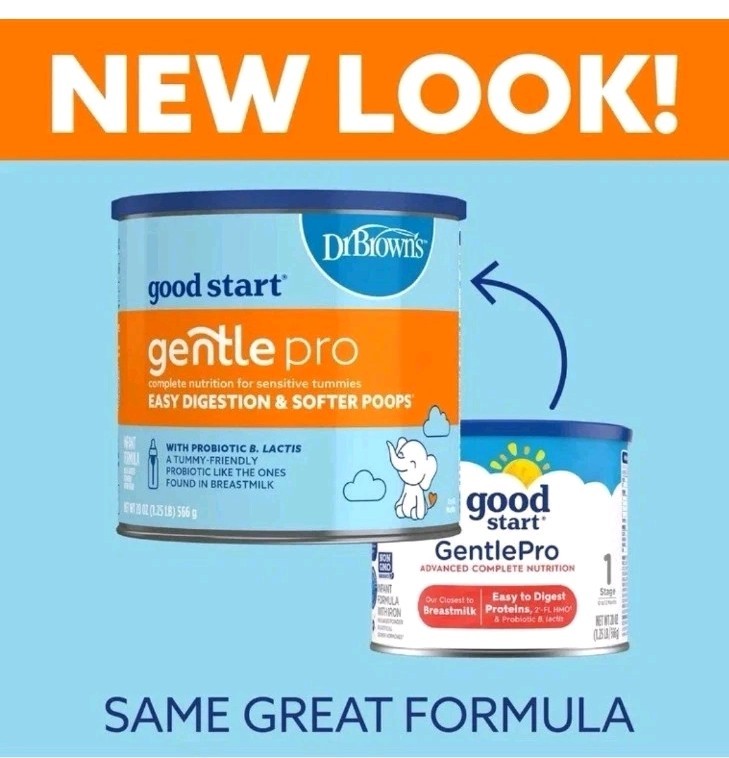 4 cans Good Start Dr. Brown’s Gentle Pro Baby Powder For Sensitive 32 Oz 04/2026