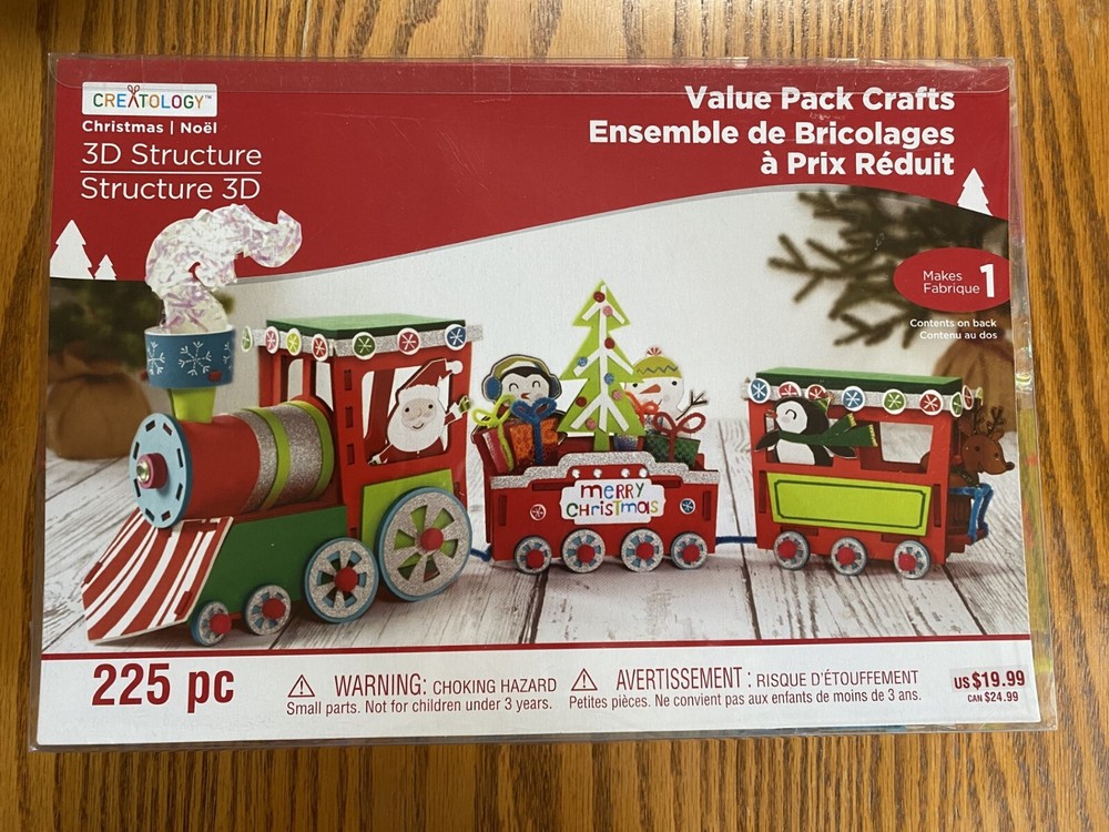 Creatology Christmas 3D Structure Christmas Train