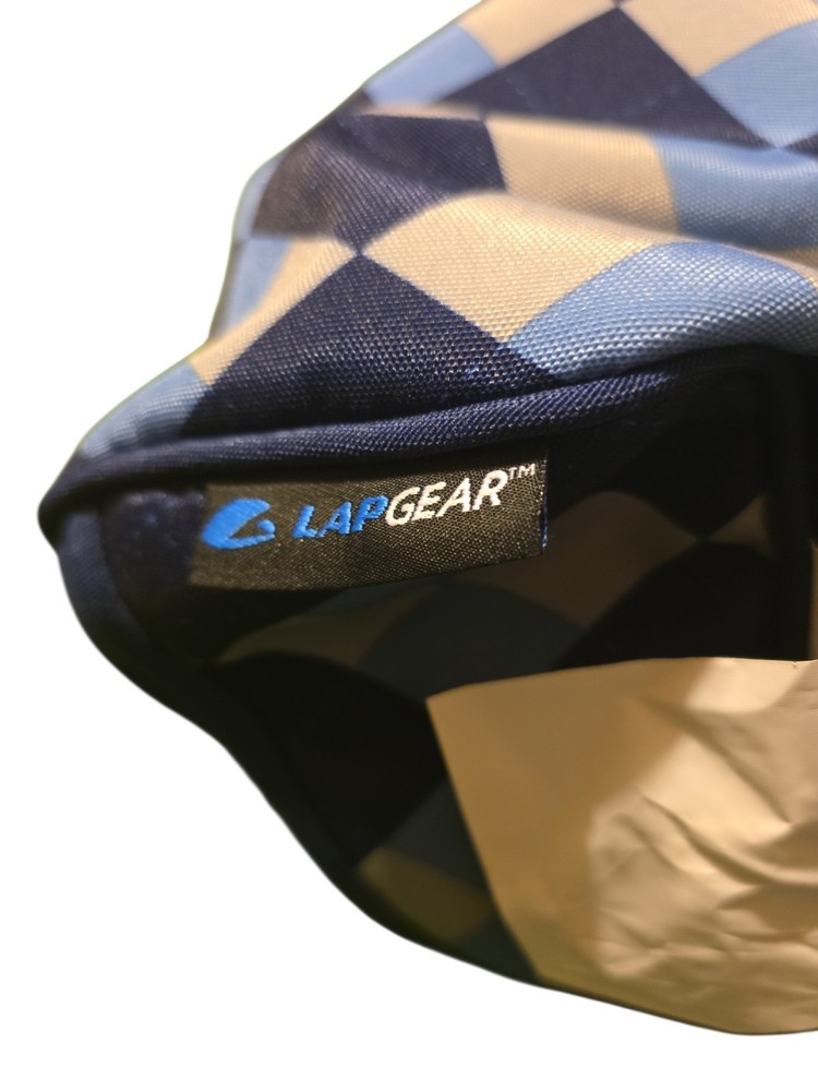 LapGear Blue Gray Argyle Tablet Pillow