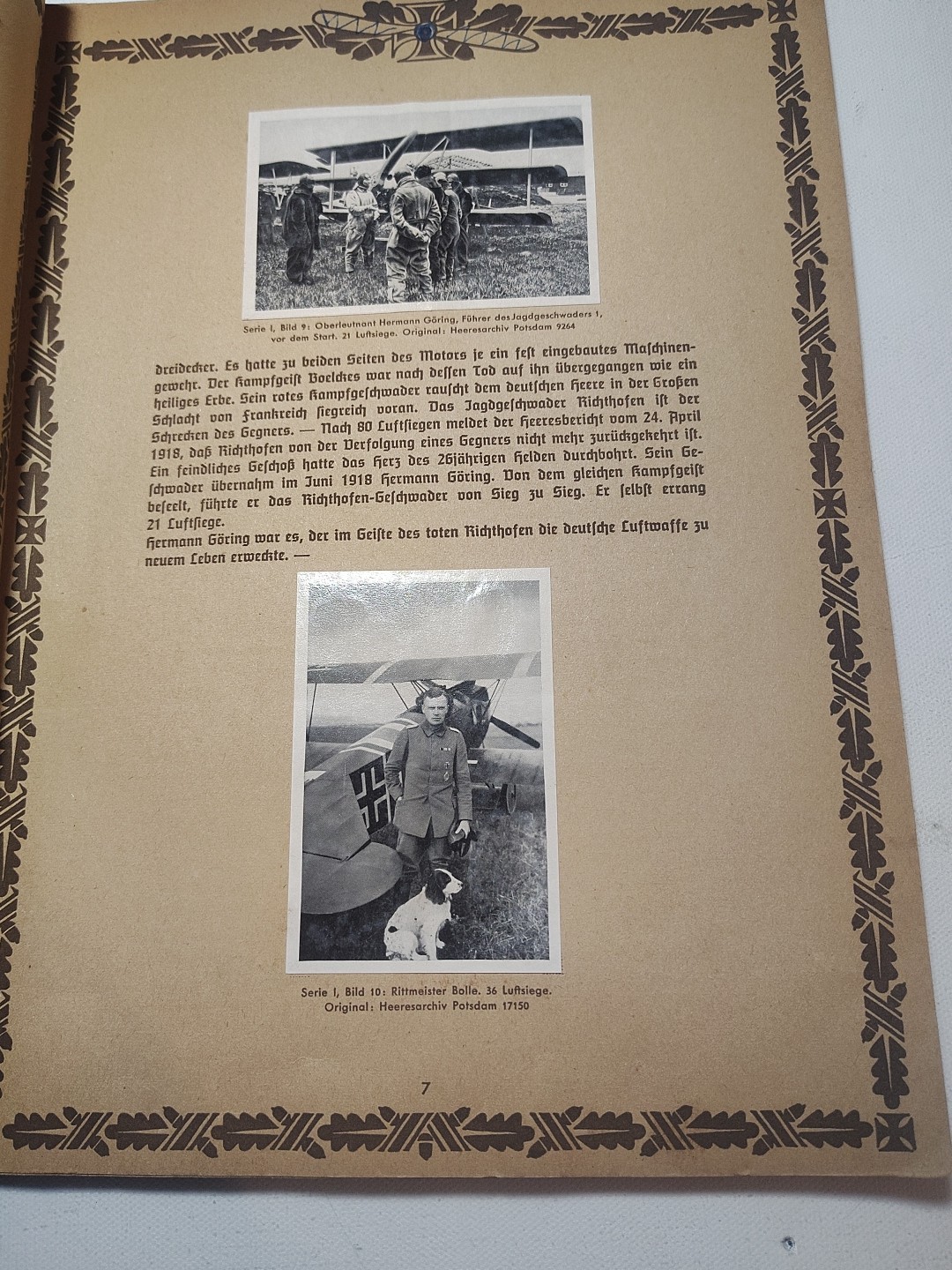 Rare Der Weltkrieg 1914/18: Der Luftkrieg" Air War WW1 German Immalin-Werke GmbH