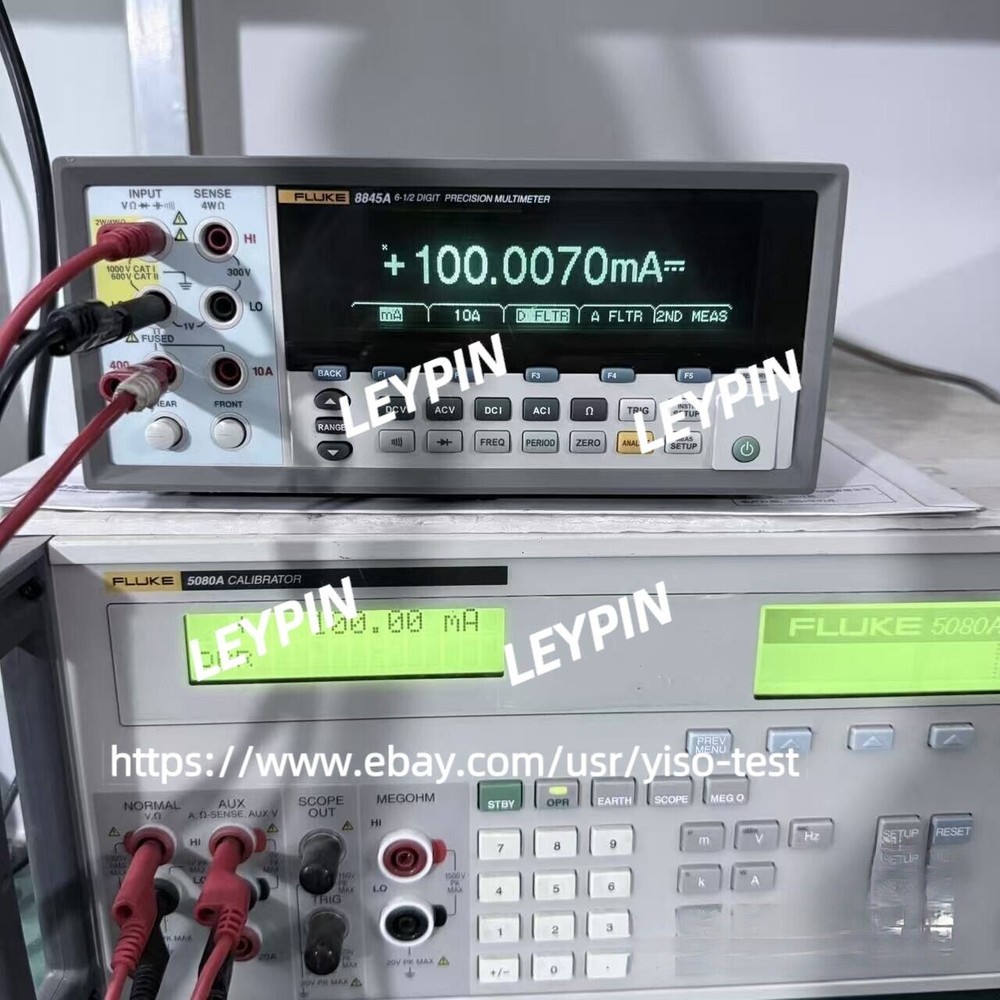Fluke 8845A Digital Multimeter 6.5 Digit Precision Multimeter /Good function #$