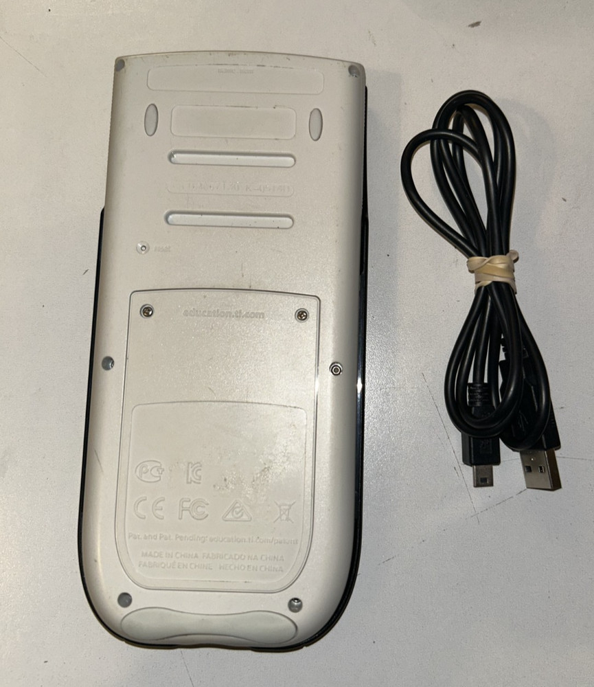 TEXAS INSTRUMENTS TI-84 Plus C Silver Edition Graphing Calculator EUC W USB