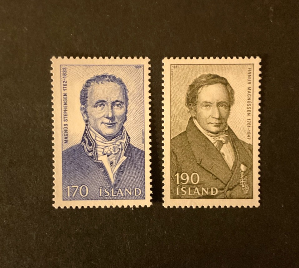 Iceland Scott #539-40 never hinged