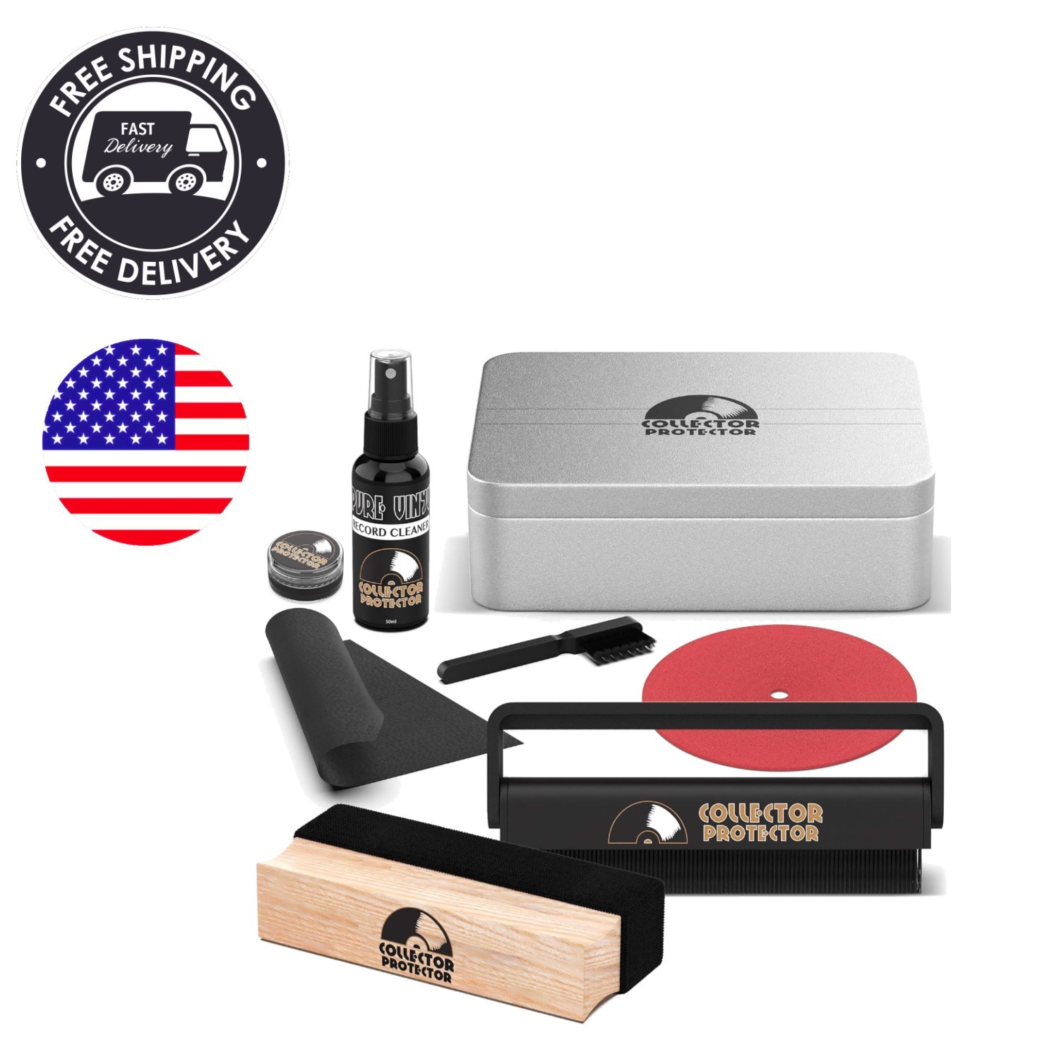 Ultimate Vinyl Record Maintenance Kit: Cleans & Protects for Optimal Playback