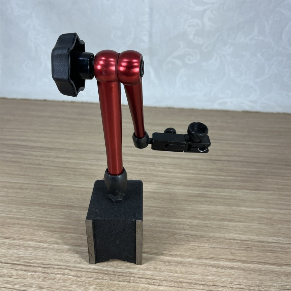 Magnetic Base Stand 3/8” Adjustable Holder Digital Dial Test Indicator & Extras