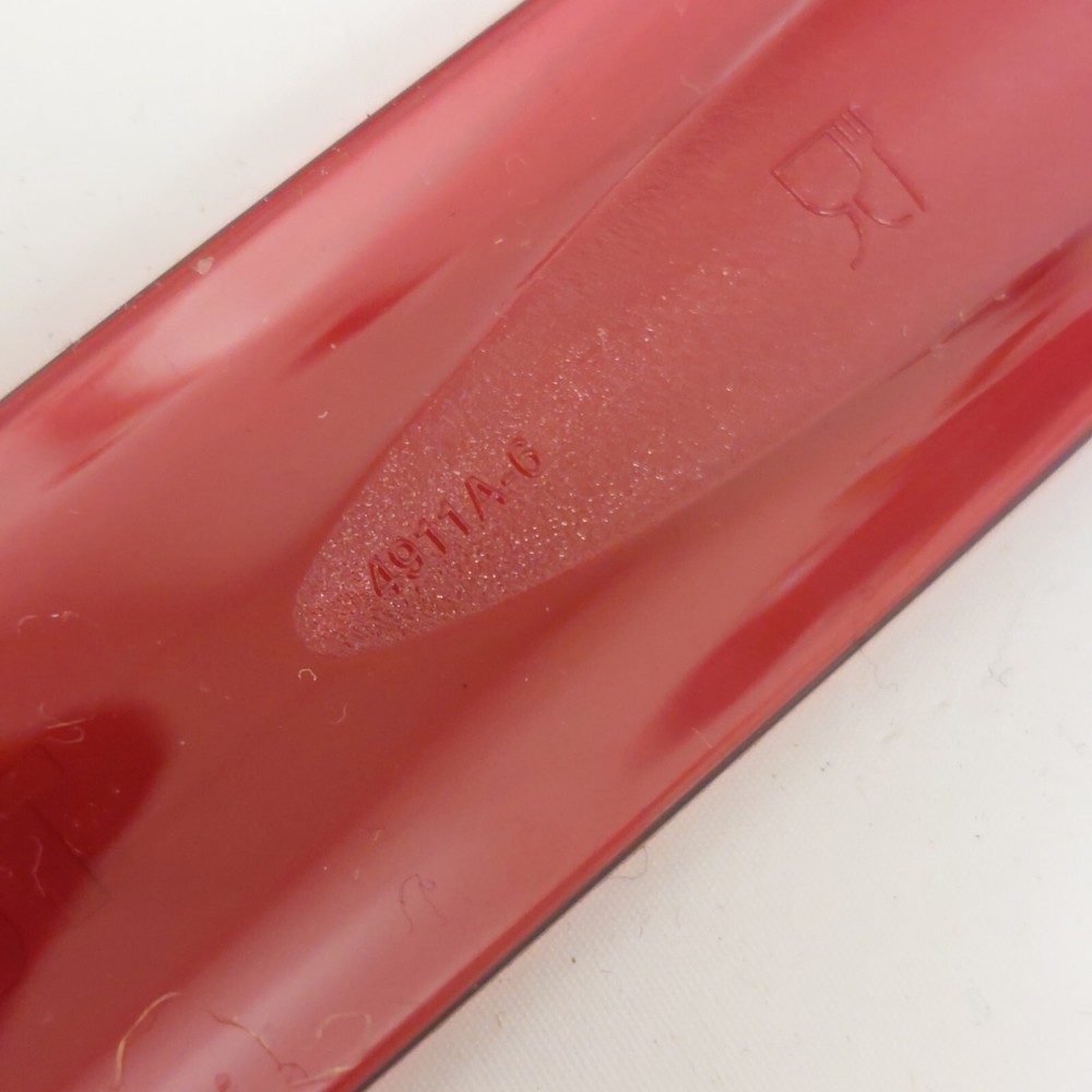 Tupperware Salad Server Set Fork Spoon Clear Red Acrylic mid century modern