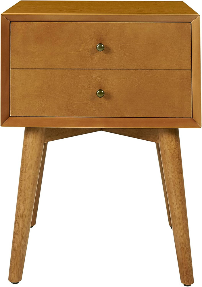 Landon Nightstand Side Table with Drawer, Acorn