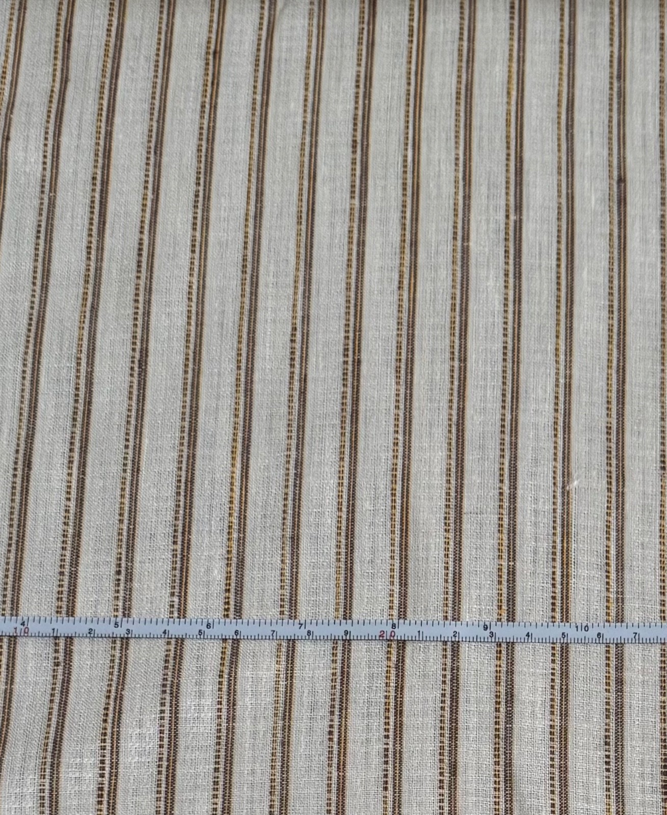 100% Flax Linen Fabric Yarn Dyed Dobby Stripes Muti-Soft Colors 58" Wide BTY