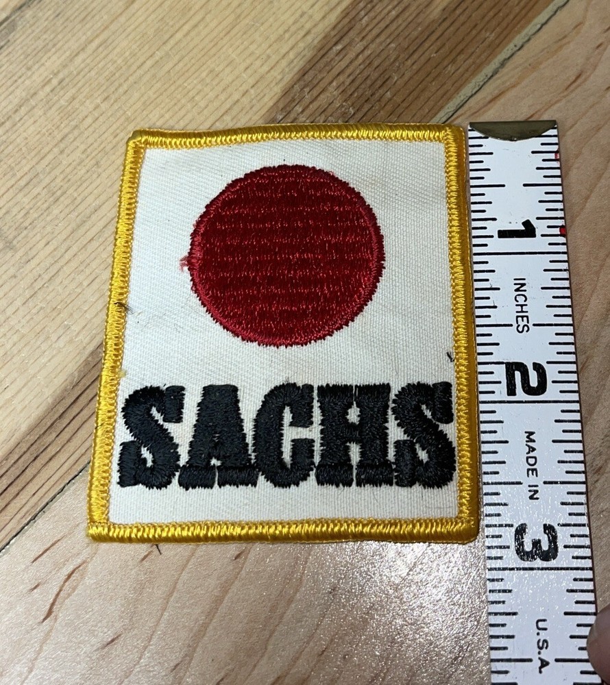 SACHS Vintage 1970s Motorcycle Patch 2.5”