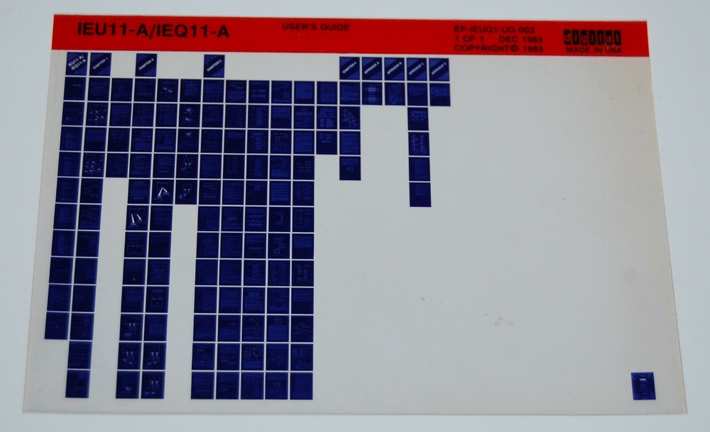 DEC IEU11-A/IEQ11-A User's Guide, Microfiche