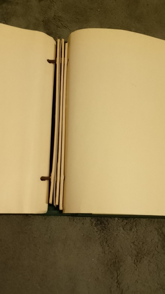 Old Stamp Albums Two Empty In Cardboard Slip Cases