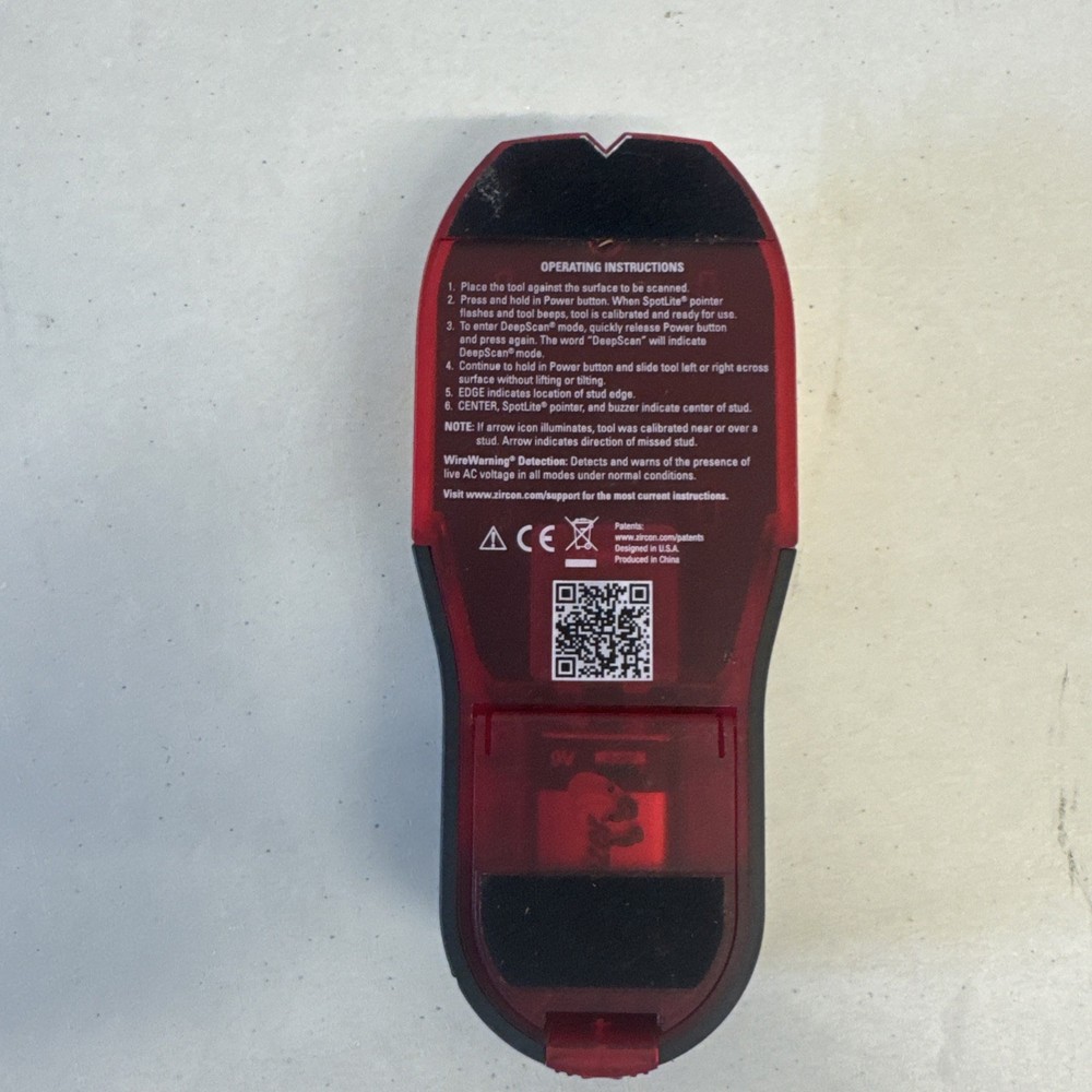 Zircon StudSensor HD70 Stud Finder Multiscanner Center Finding - C